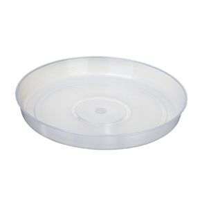 IP Plastics Round Saucer Clear 20cm Black