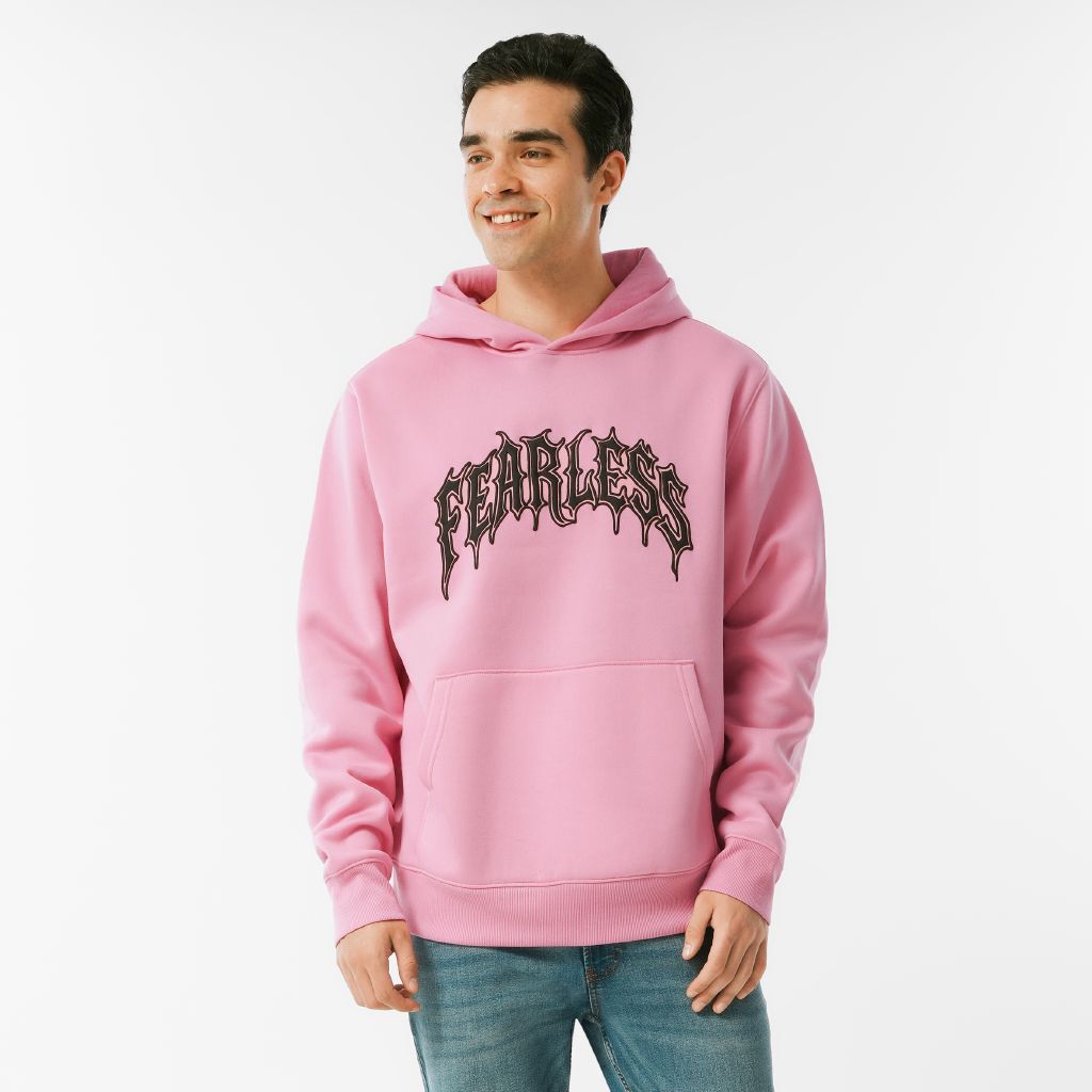 Pink☆ HOWDY hooded sweat Garage Men's Fresh Hooded Sweat Graphic Pink Mid | The Warehouse