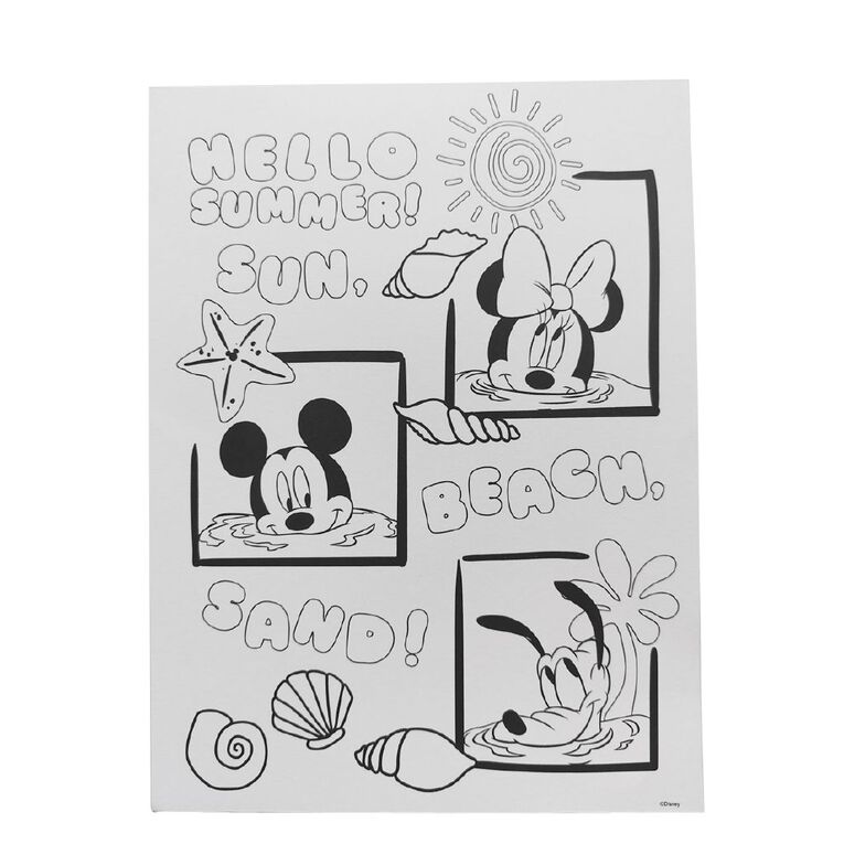 Mickey Mouse and Friends Art Canvas Paint Set, , hi-res