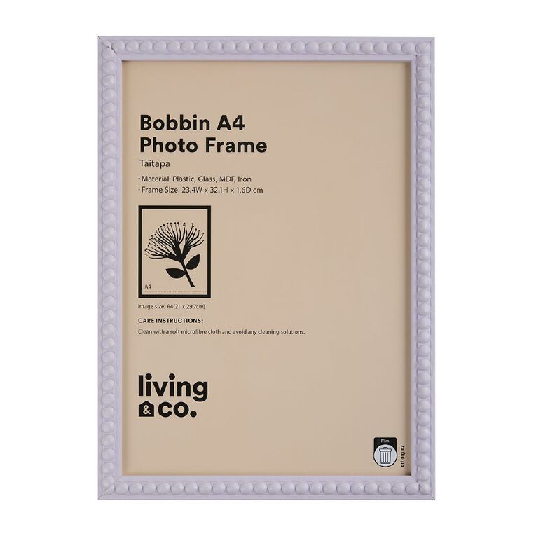 Living & Co Bobbin Frame Lilac A4, , hi-res
