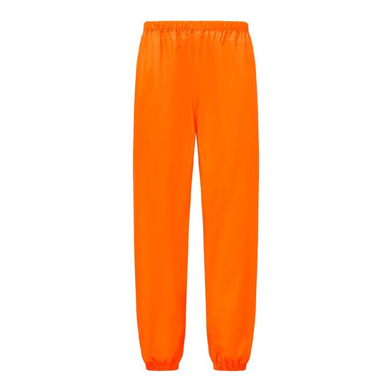 Rivet Water Resistant Pants, Orange/Fluro, hi-res