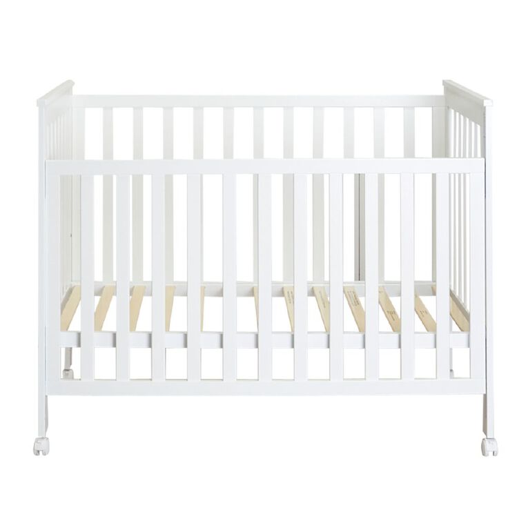Babywise Drop Side Cot White White The Warehouse