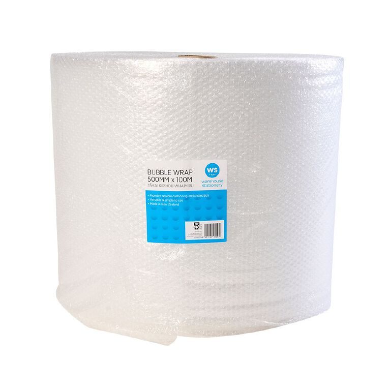 WS Bubble Wrap Roll 500mm x 100m, , hi-res