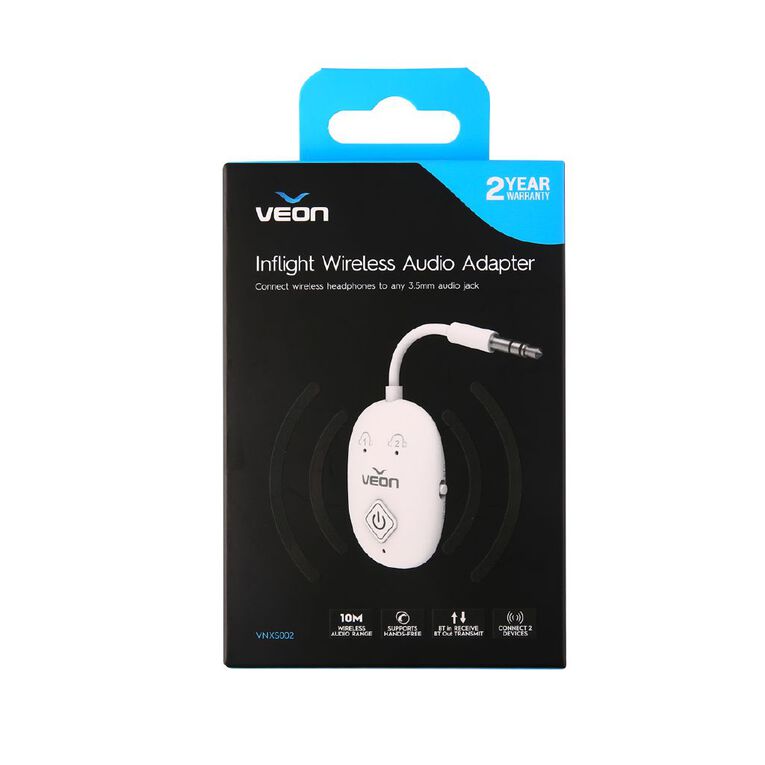 Veon Wireless Airline Adaptor White, , hi-res