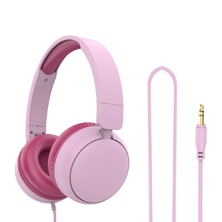 Veon 3.5mm Wired Headphones VNQ602PNK Pink, , hi-res
