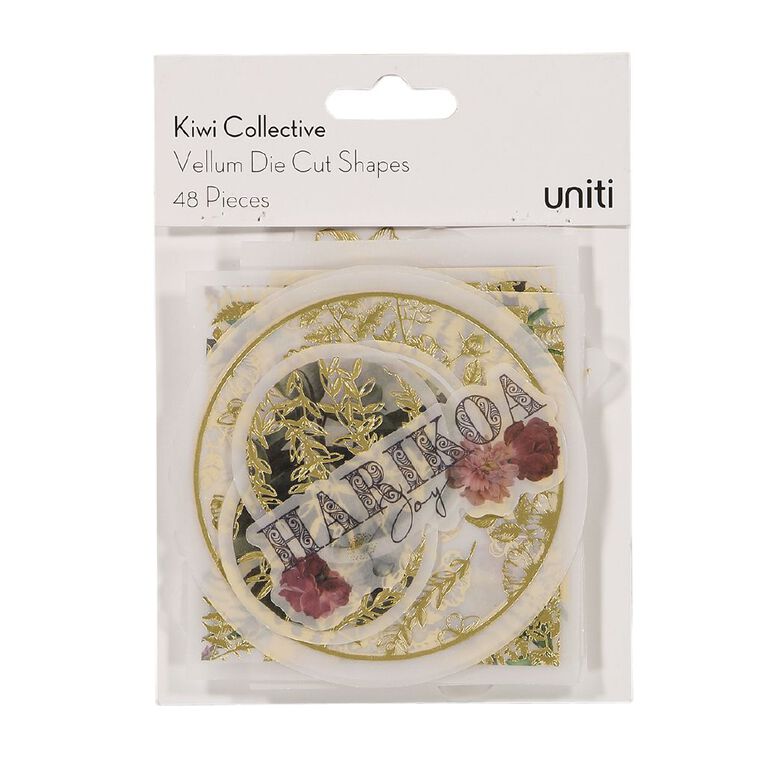 Uniti Kiwi Collective Die Cut Shapes Vellum, , hi-res