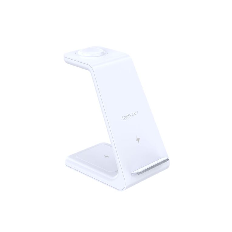 Tech.Inc 3-in-1 Wireless Charging Stand TIWPC18 White, , hi-res