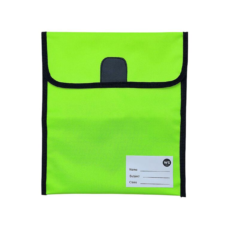 WS Book Bag 270mm x 310mm Green, , hi-res