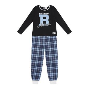 Black Ferns Girls' Top and Pant Pyjama Set