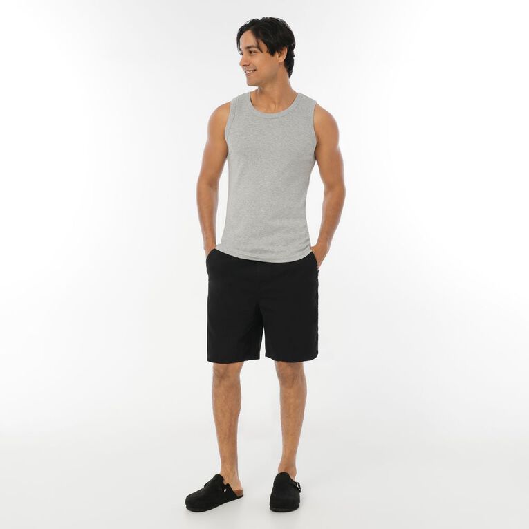 H&H Men's Plain Singlet, Grey Light, hi-res