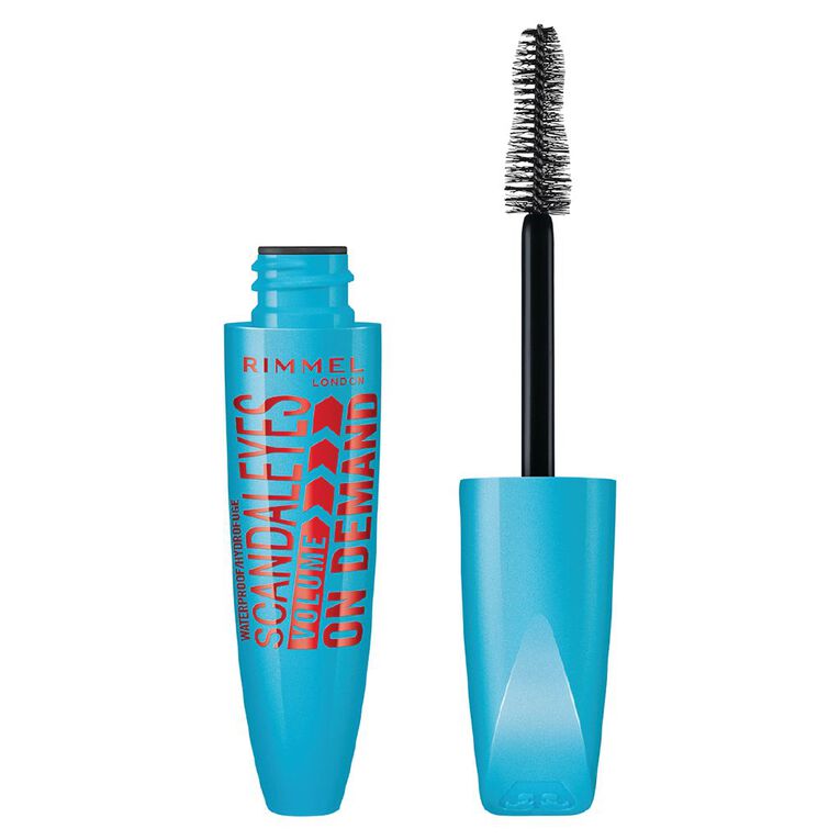 Rimmel Volume On Demand Waterproof Mascara Black, , hi-res
