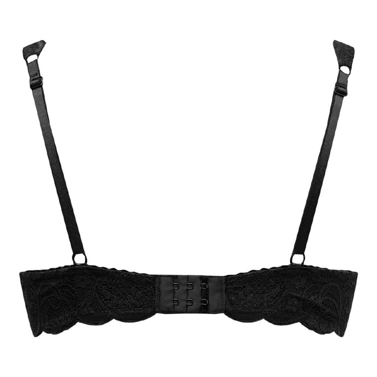 H&H Women's Florence Contour Bra, Black, hi-res