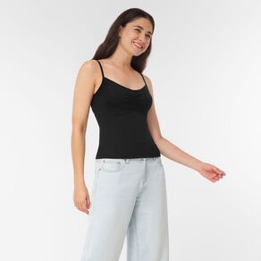 H&H Women's Contour Ruched Camisole