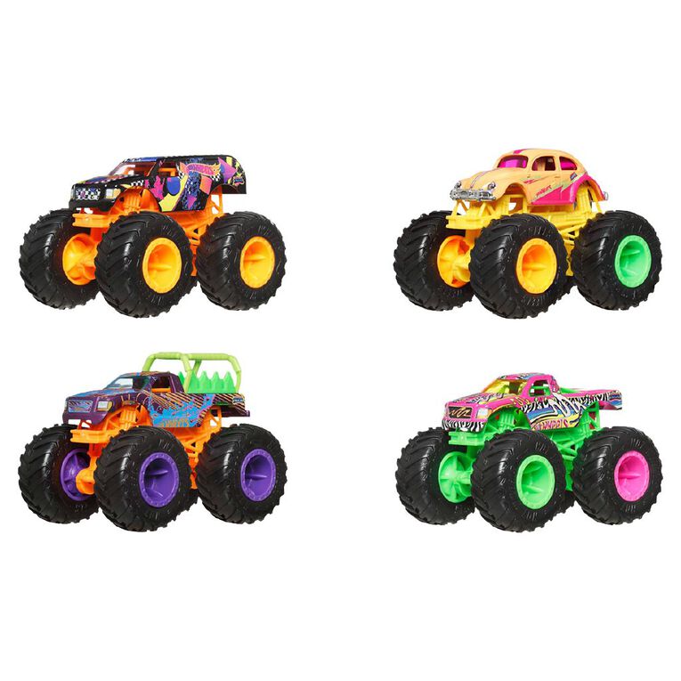 Hot Wheels Monster Trucks 4 Pack Assorted, , hi-res
