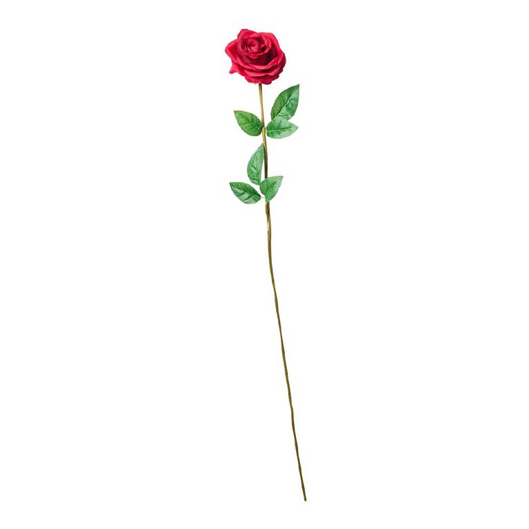 Living & Co Artificial Rose Stem 75cm, , hi-res