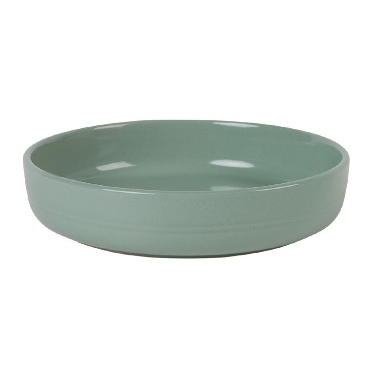 Living & Co Aria Pasta Bowl Green 22cm, , hi-res