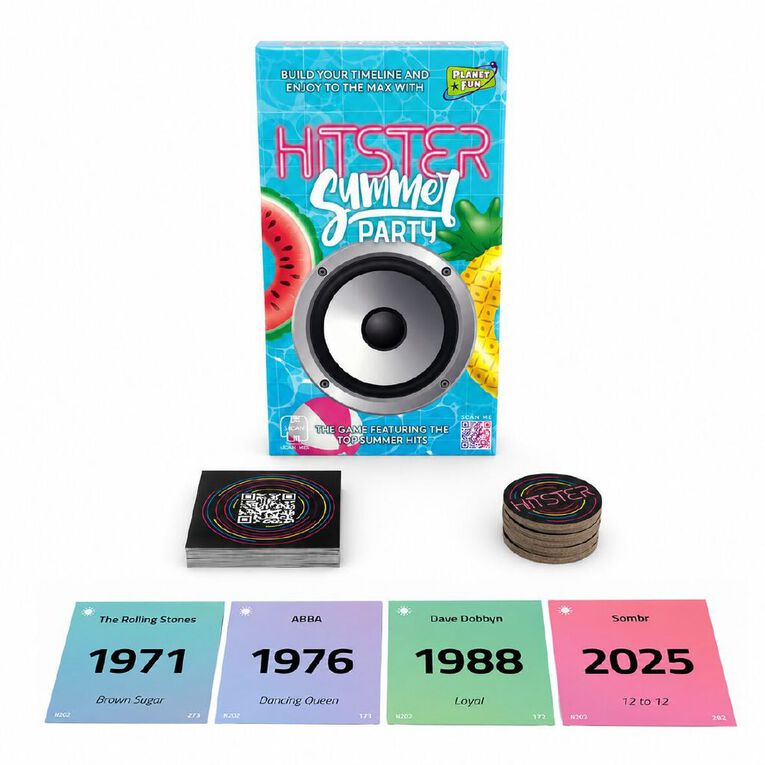 Hitster Summer Party Music Card Game, , hi-res