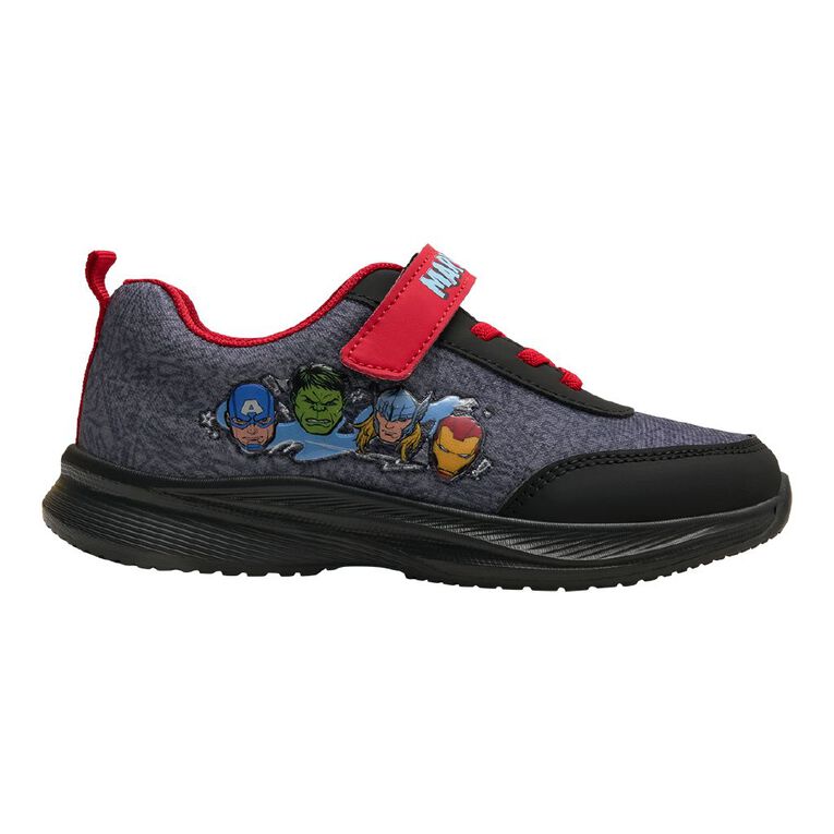 Marvel Senior Kids' Trainers, Black, hi-res
