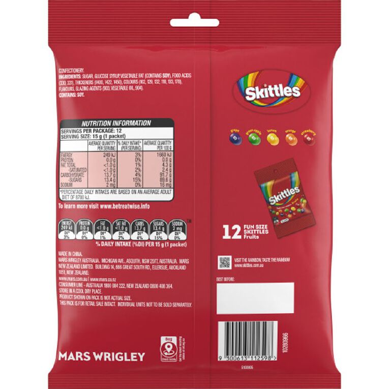 Skittles Fun Packs 12 Pack, , hi-res