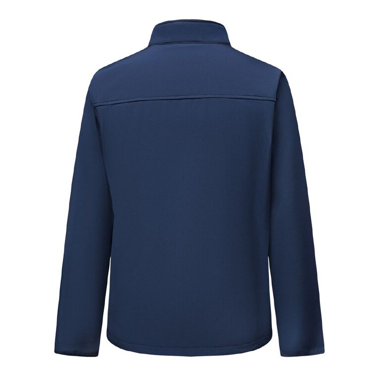 Active Intent Men's Softshell Jacket, Blue Dark, hi-res