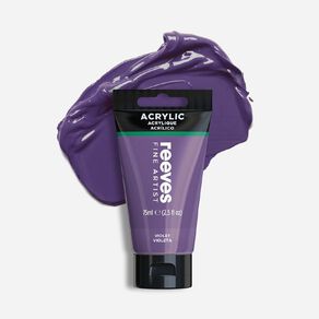 Reeves Fine Acrylic Paint Violet 75ml