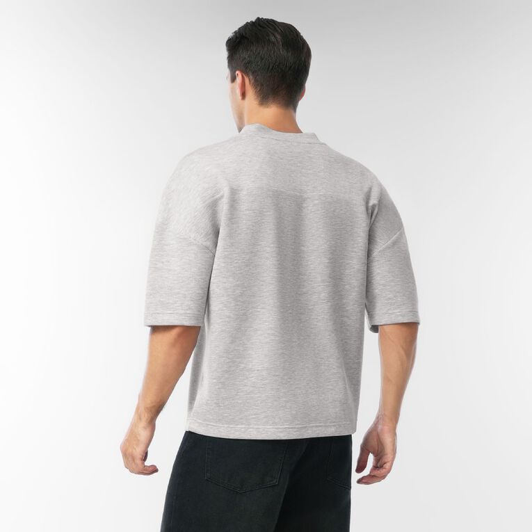 Garage Men's Vee Scuba Tee, Grey Marle, hi-res