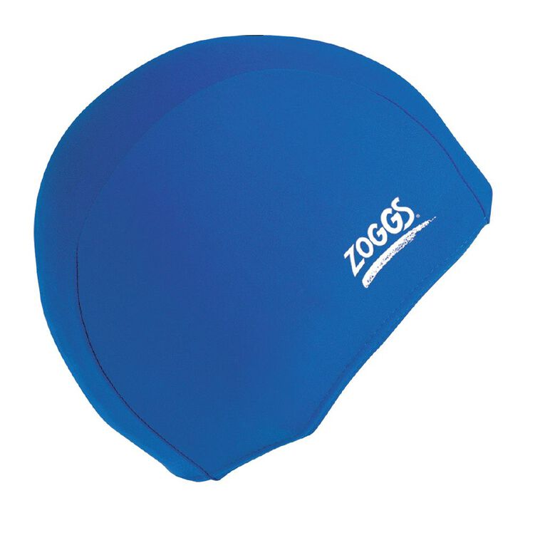 Zoggs Junior Deluxe Stretch Swimming Cap Assorted, , hi-res