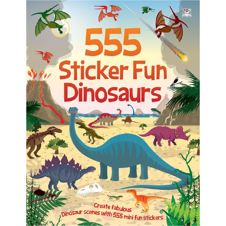 555 Sticker Fun: Dinosaurs, , hi-res