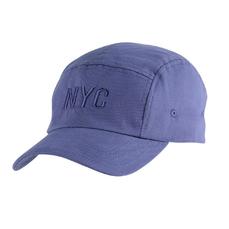 H&H Men's 5 Panel Cap, Blue Mid, hi-res