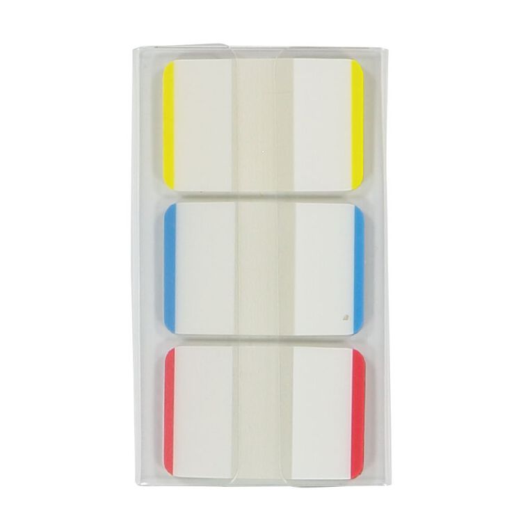 WS Coloured Sticky Tabs 25mm x 38mm 22 Sheet 3 Pack Assorted, , hi-res
