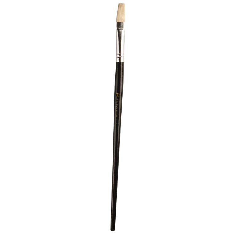 DAS 10 Hog Bristle Flat Brush Beige, , hi-res