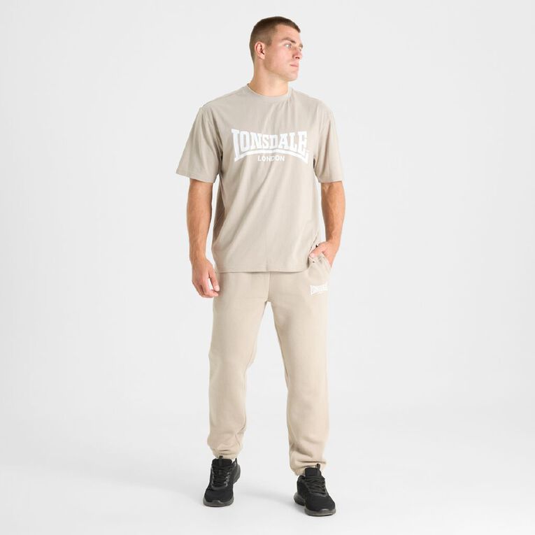 Lonsdale Unisex Trackpants, Taupe, hi-res
