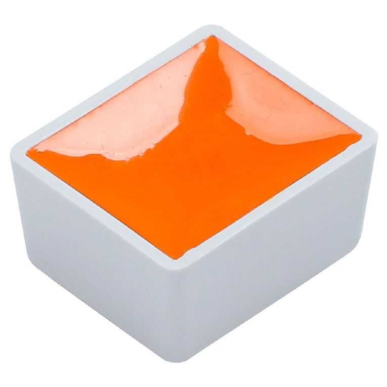 BLOCKX Watercolour Half Pan S3 218 Permanent Orange Orange, , hi-res