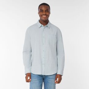 H&H Men's Long Sleeve Dobby Shirt