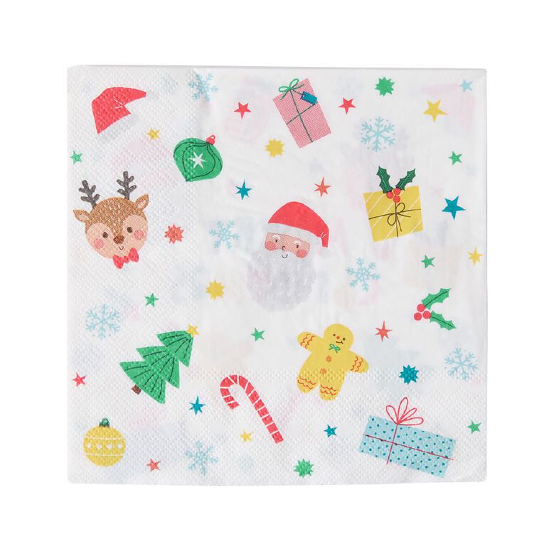 Wonderland Fun Festive Paper Napkin 20 Pack, , hi-res