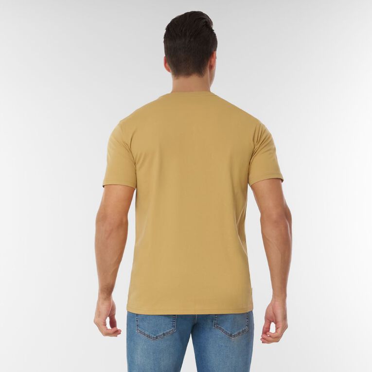 H&H Men's Regular Fit Pocket Tee, Yellow Light, hi-res
