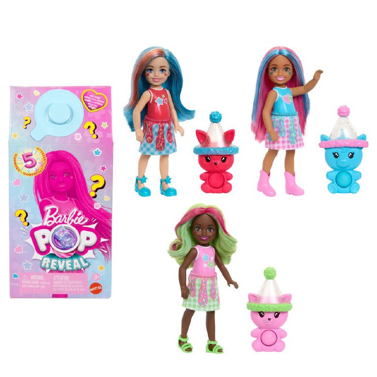 Barbie Pop Reveal Shakes Series Chelsea Assorted, , hi-res