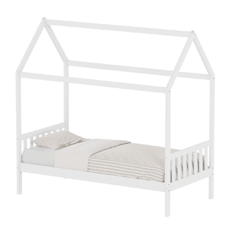 Living & Co Luella Canopy Bed White, , hi-res