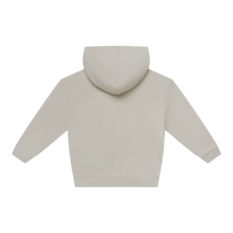 Young Original Core Print Pocket Hoodie, Cream, hi-res