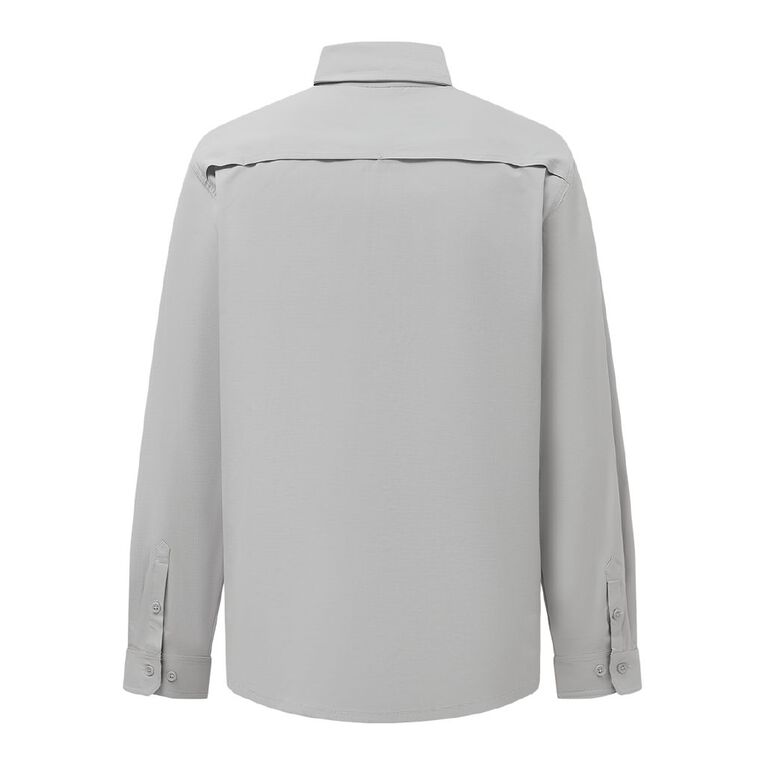 Back Country Men's Long Sleeve Lightweight Shirt, Grey Mid, hi-res