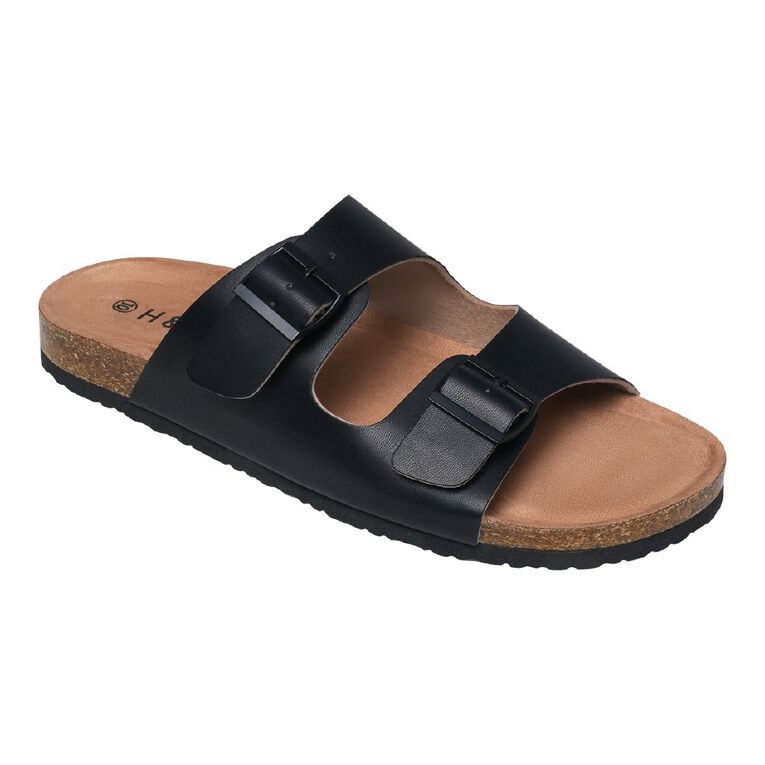 H&H Men's Rufus Sandals, Black, hi-res