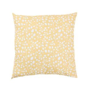 Living & Co Cushion Printed Eden Yellow Yellow 40cm x 40cm
