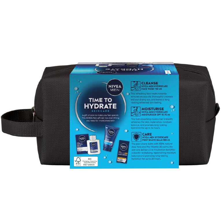 Nivea Men's Time to Hydrate Gift Pack, , hi-res
