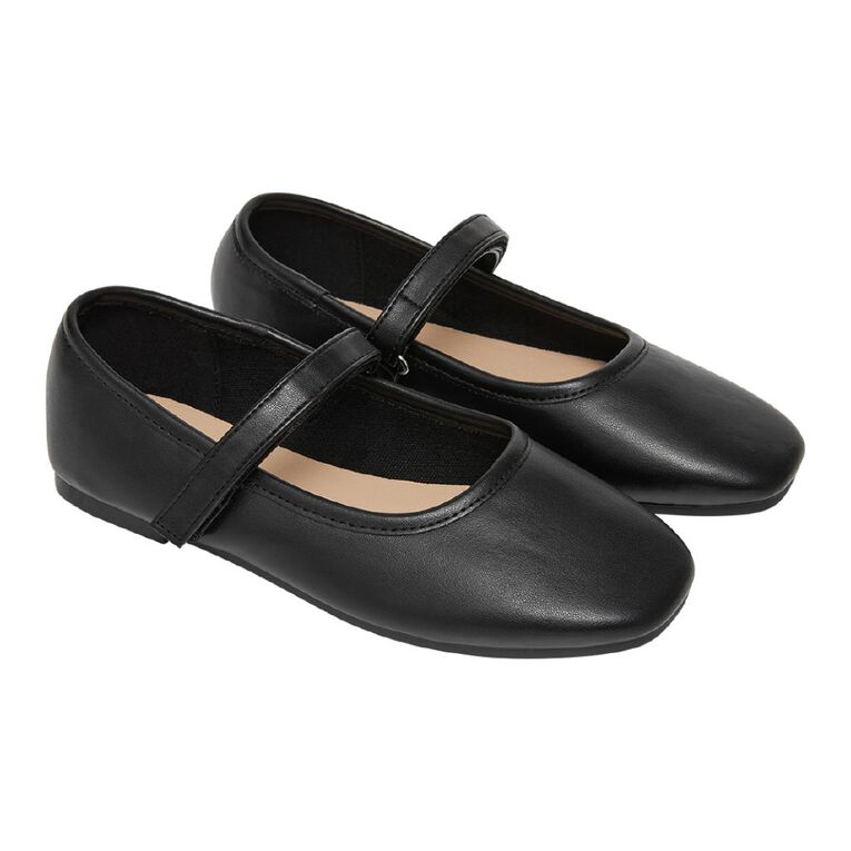 Young Original Senior Kids' Ballet Shoes, Black, hi-res