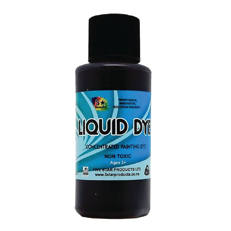 Fivestar Concentrated Liquid Dye Black 50 ml, , hi-res