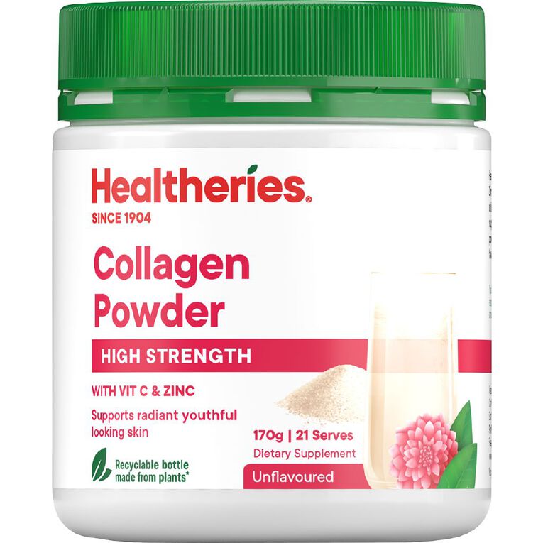Healtheries High Strength Collagen Powder 170g, , hi-res