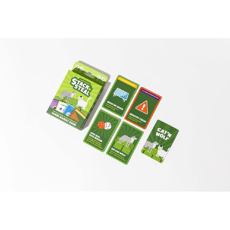Sharenanigans Stack N Steal Card Game, , hi-res