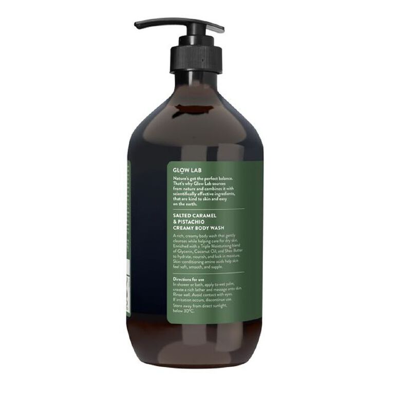 Glow Lab Bodywash Creamy Salted Caramel And Pistachio 900ml, , hi-res