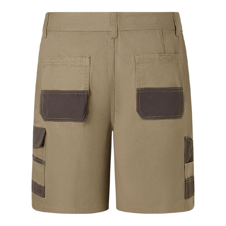 Rivet Men's Utility Shorts, Tan, hi-res