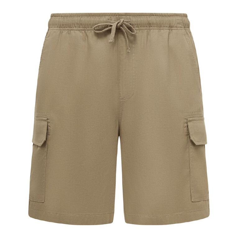 H&H Men's Cargo Shorts, Brown Mid, hi-res